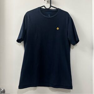 Japanese Brand IKIJI Minimalism Logo Cotton Tee